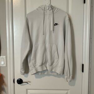 Nike Men's Zip-Up Hoodie - White